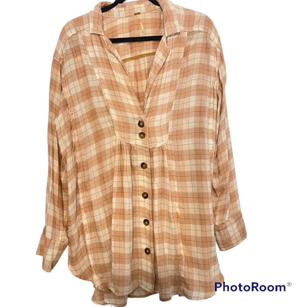 Free People Plaid Shirt